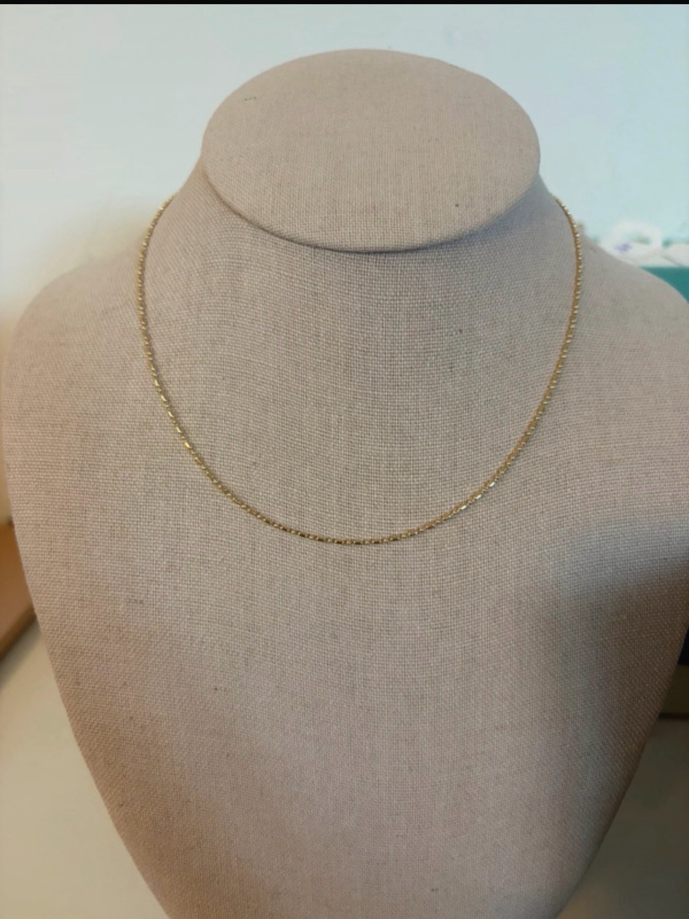 Delicate Gold filled necklace 16in
